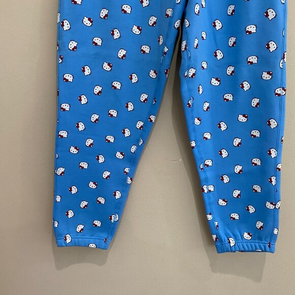 NEW Nike x Hello Kitty NRG Fleece Sweatpants University Blue Unisex XS - Picture 10 of 15